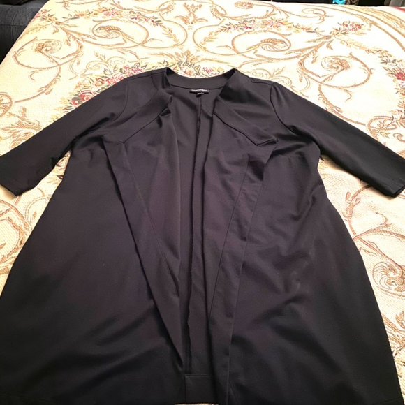 Drape Front Midi Jacket - Picture 4 of 7